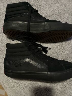 Vans Black High-Top Skate Sneakers